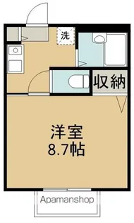 カーサ宮千代B【2階】の間取り