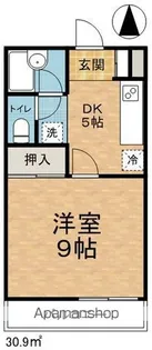 パステルコート梓【202号室】の間取り