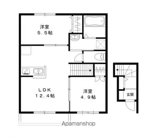 ラウレア【2階】の間取り