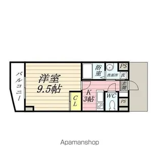 プログレス八乙女【3階】の間取り