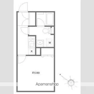 ルーデンス常盤台Ⅲ【2階】の間取り
