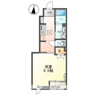 ノーブルコートオノダ【1階】の間取り