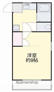 ラ・パルテール福富 弐番館【237号室】の間取り