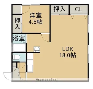 スターアパート(スターアパート)【2F左号室】の間取り