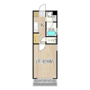 CITY SPIRE幸町【4階】の間取り