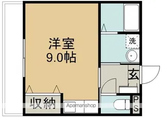 フェリオ川越【1階】の間取り