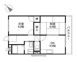 サニーガーデンⅡ【207号室】の間取り