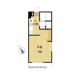 高根バンベール【203号室】の間取り