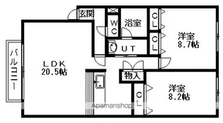 ING RⅡ【1階】の間取り