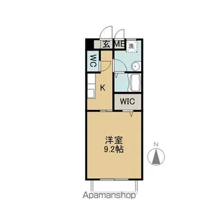 クレアート【1階】の間取り