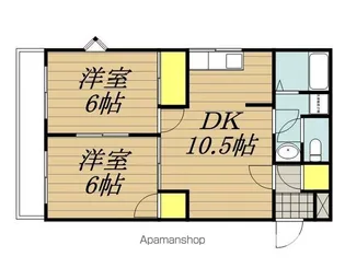 パルテール【203号室】の間取り
