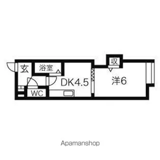 札幌いずみハイツ【2階】の間取り