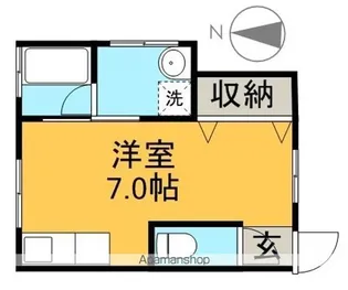 コーポ164【2階】の間取り