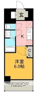 ディアレイシャス名古屋大須通【12階】の間取り