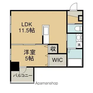 モルティーニ表参道【5階】の間取り
