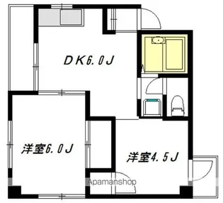 ハイウェル下北【1階】の間取り