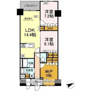 サンジョイアゼロ【4階】の間取り