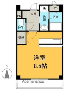 SARMS KOMATSU【5階】の間取り