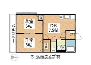 モルトフィオーレ2番館【2階】の間取り