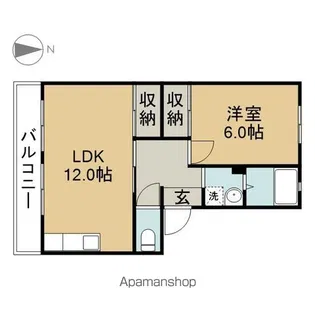 コーディア・J【403号室】の間取り