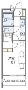レオパレスレオン米山【301号室】の間取り