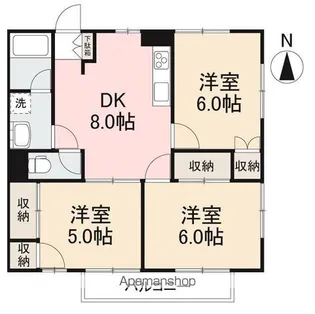 グリーンハイツサコ【101号室】の間取り