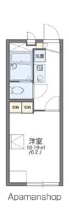 レオパレス高麓台【105号室】の間取り