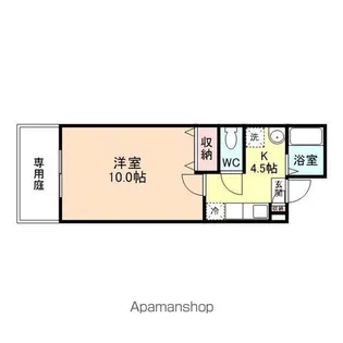 ネオサイト・タカムラ B棟【1階】の間取り