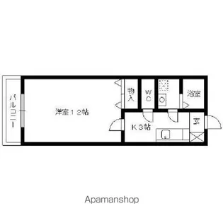 フォーブルハウス中園A【202号室】の間取り