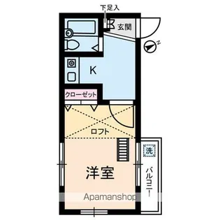 セントラル蒲田【204号室】の間取り