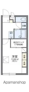 レオパレスGREENEARTH【103号室】の間取り