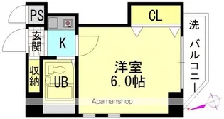 BUILD.K.I(ビルドケイアイ)【4階】の間取り