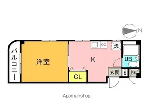 アンフィニィ上牧【2階】の間取り
