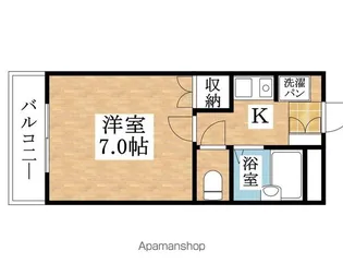 クレセントコートさくらハイツ【2階】の間取り