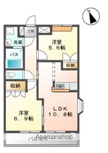 ベル・グラース【2階】の間取り