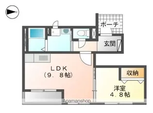 GRAN FELICIAS【1階】の間取り
