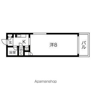 リビング大池通り【2階】の間取り