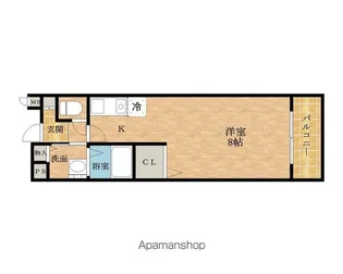 プライエム【2階】の間取り