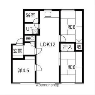 アーバンハイツ【2階】の間取り