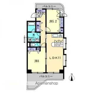 エルトンハウス【2階】の間取り
