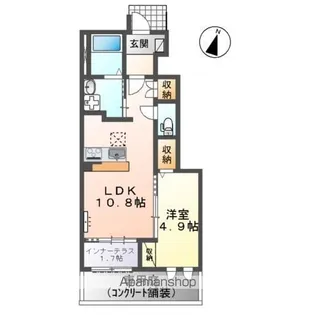 槙の家【1階】の間取り
