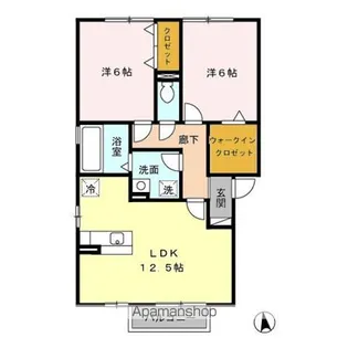 グランシャリオ L【2階】の間取り