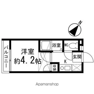 アップルハウス泉中央【103号室】の間取り