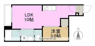 WARREN JUICHIYAⅠ【3階】の間取り