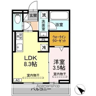 コート中田【2階】の間取り