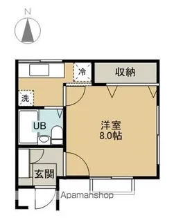 倉松宮田アパート【C号室】の間取り