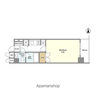 NONA PLACE渋谷神山町【1階】の間取り