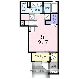 オパール・Ⅰ【1階】の間取り