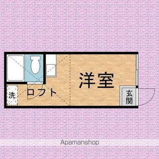 カレッジライフ鶴瀬【2階】の間取り