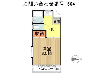 ファミール西所沢【2階】の間取り